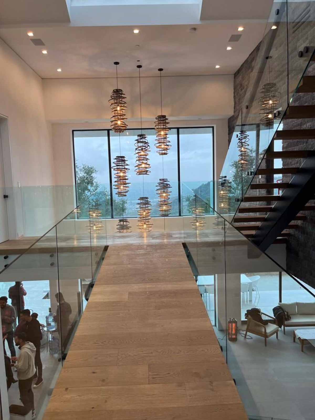 Mulholland Drive luxury home entry