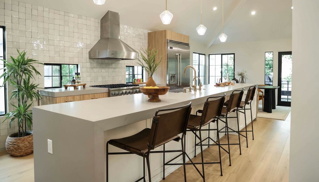 Luxury kitchen remodel by licensed contractor in Altadena