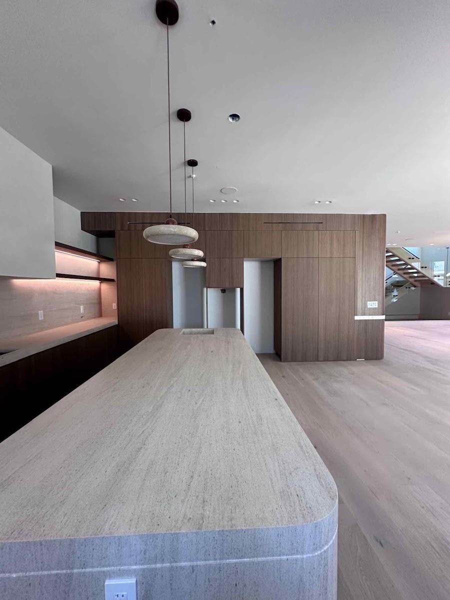 Encino Arch House complete remodel kitchen and bath integration