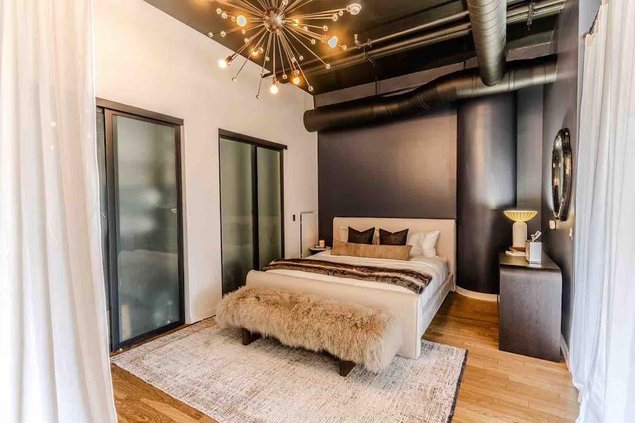 Hollywood Studio remodel with warm accent lighting and curated details