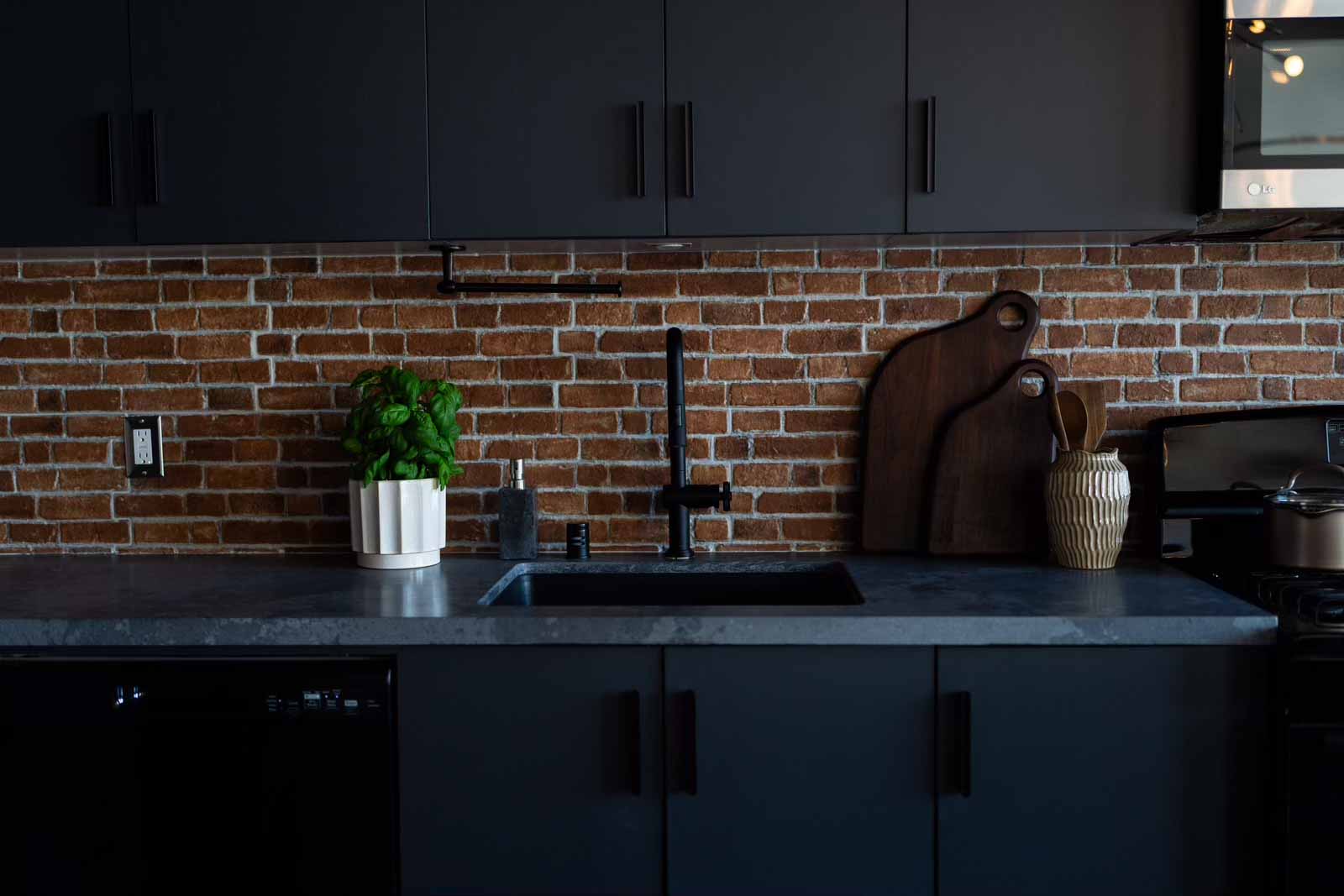 Hollywood studio kitchen clean lines and finishes