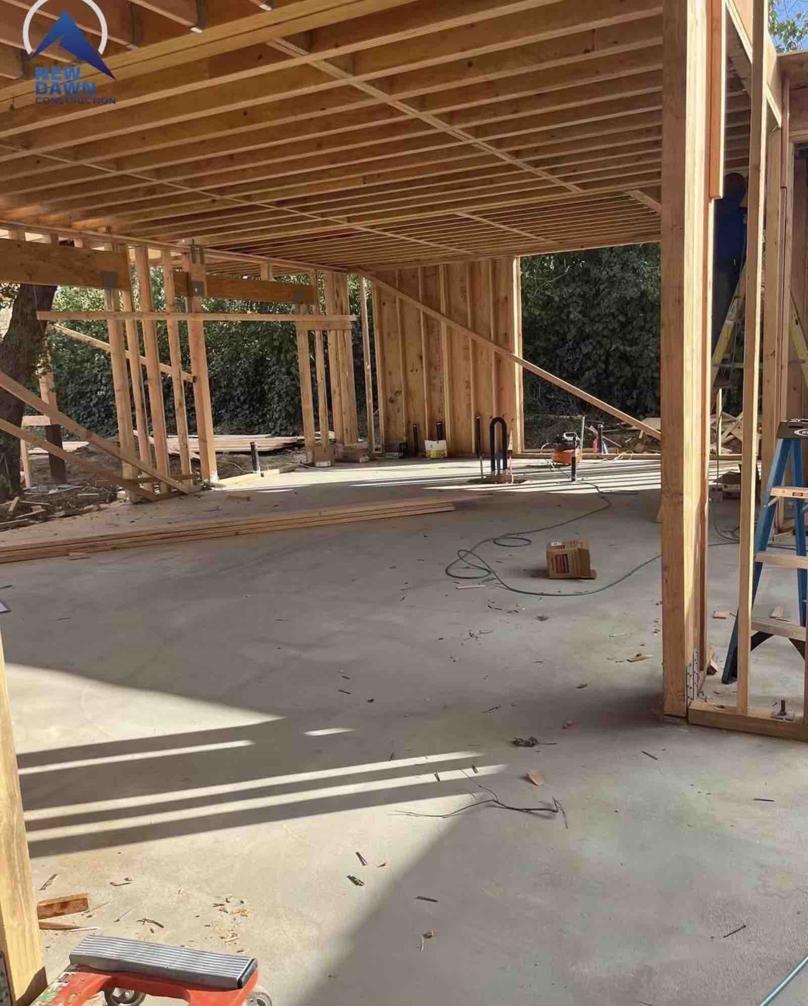 Room addition Los Angeles construction in progress — home expansion contractor
